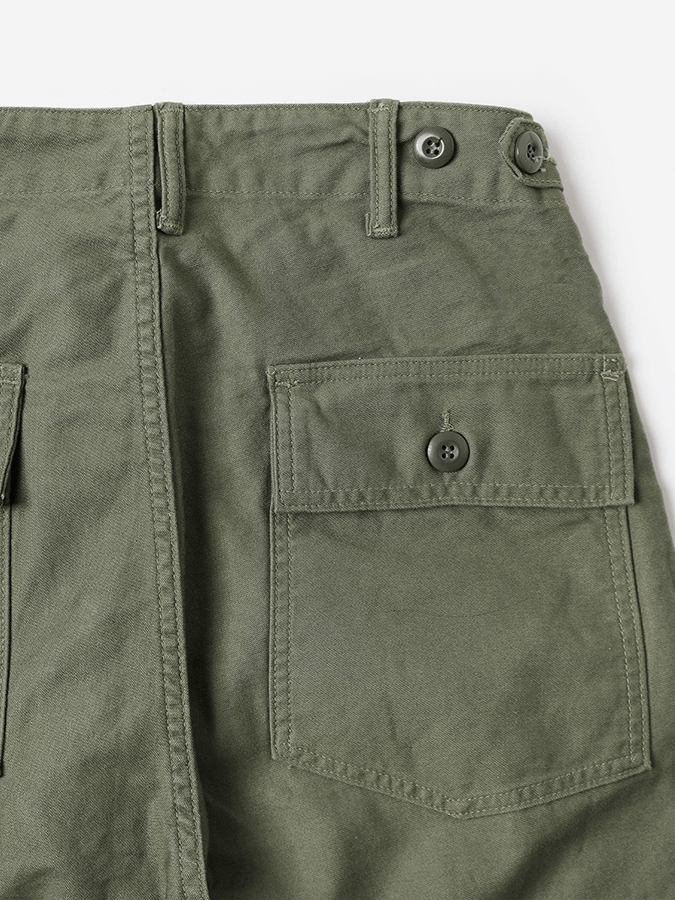 Retro de color sólido Multi-bolsillo Design casual Trousers para hombre