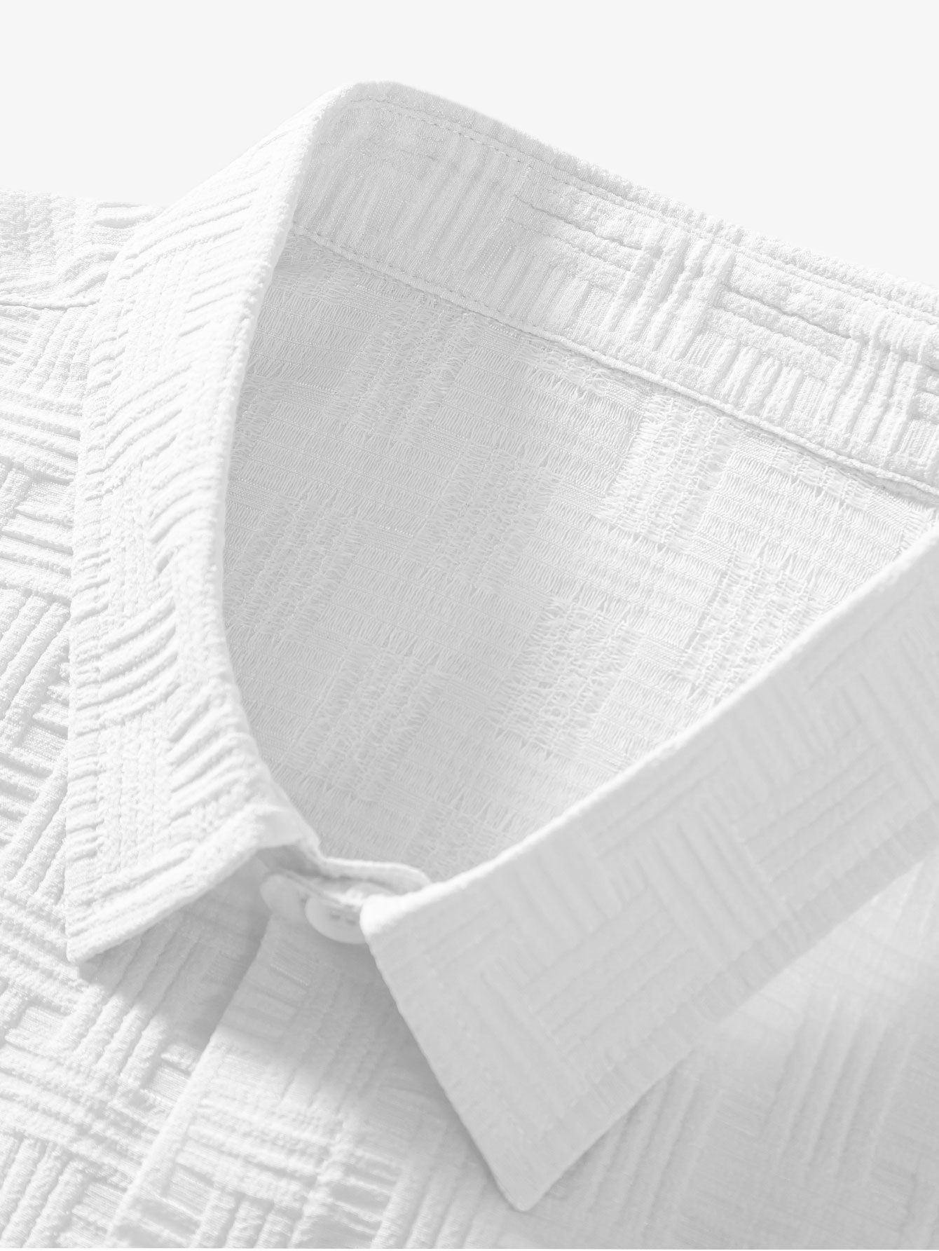 Camisa rayas Jacquard Button Up
