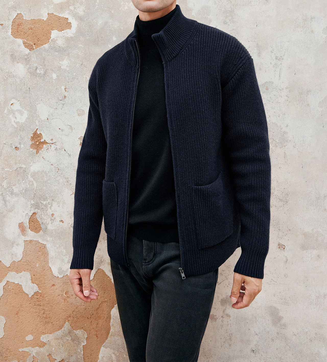 Chaqueta Gentletejido Full Zip Sweater