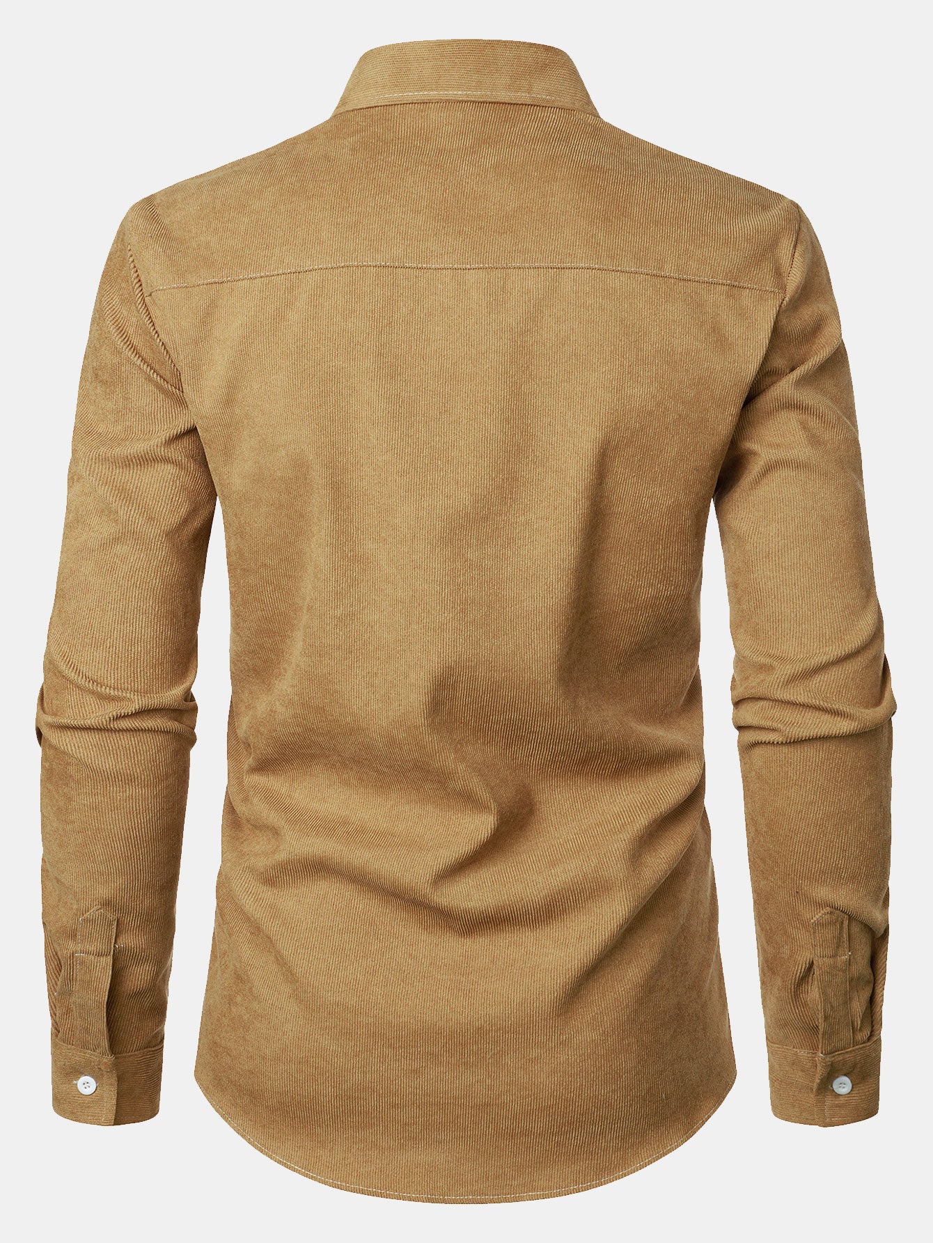 Camisa Corduroy a cuadros Panel Button Up