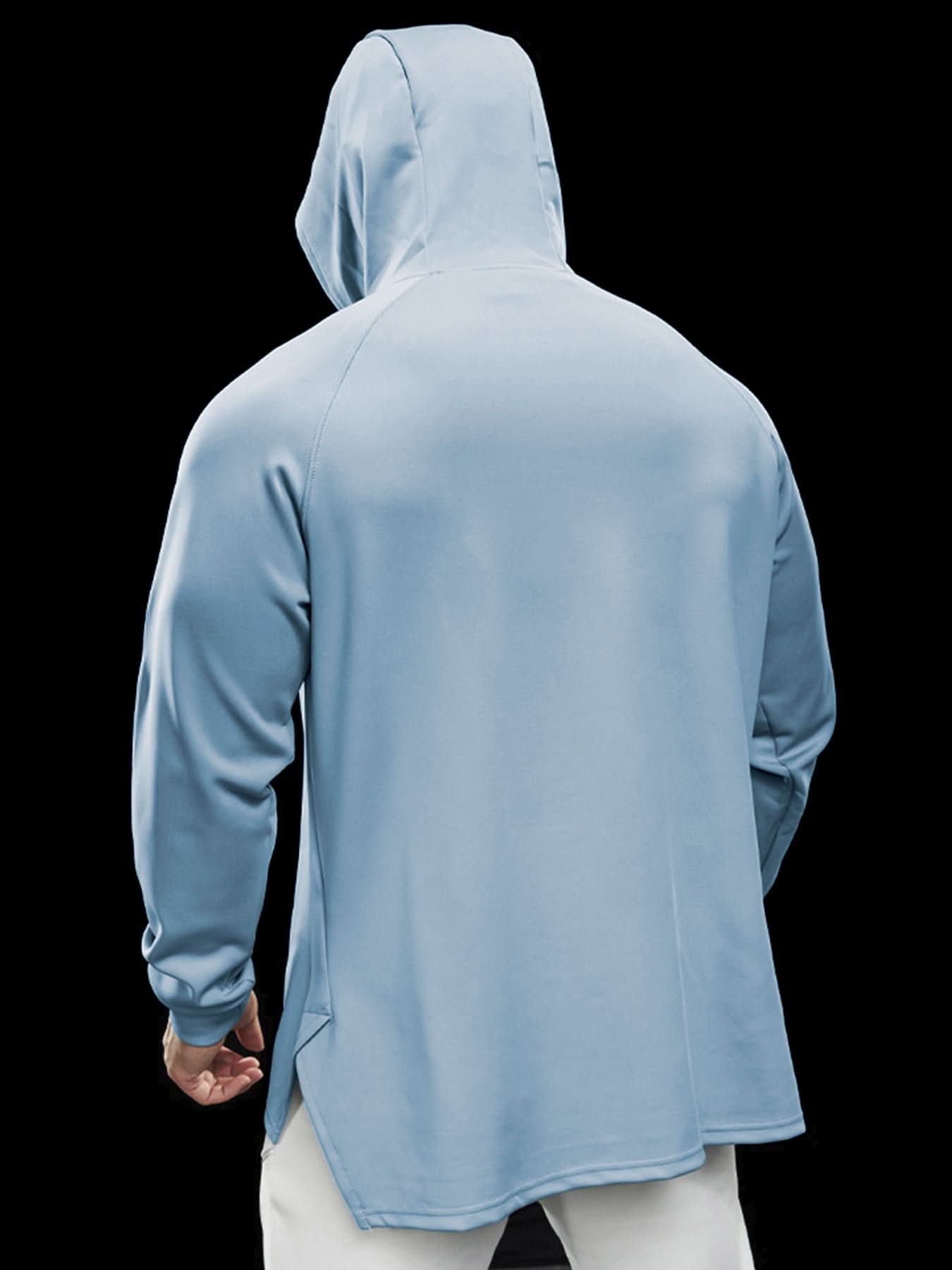 Sudadera Smoothblend Split Hem con gorrasucha