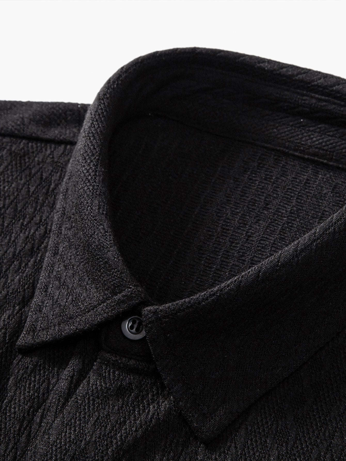 Camisa Muscle Fit Jacquard Textured