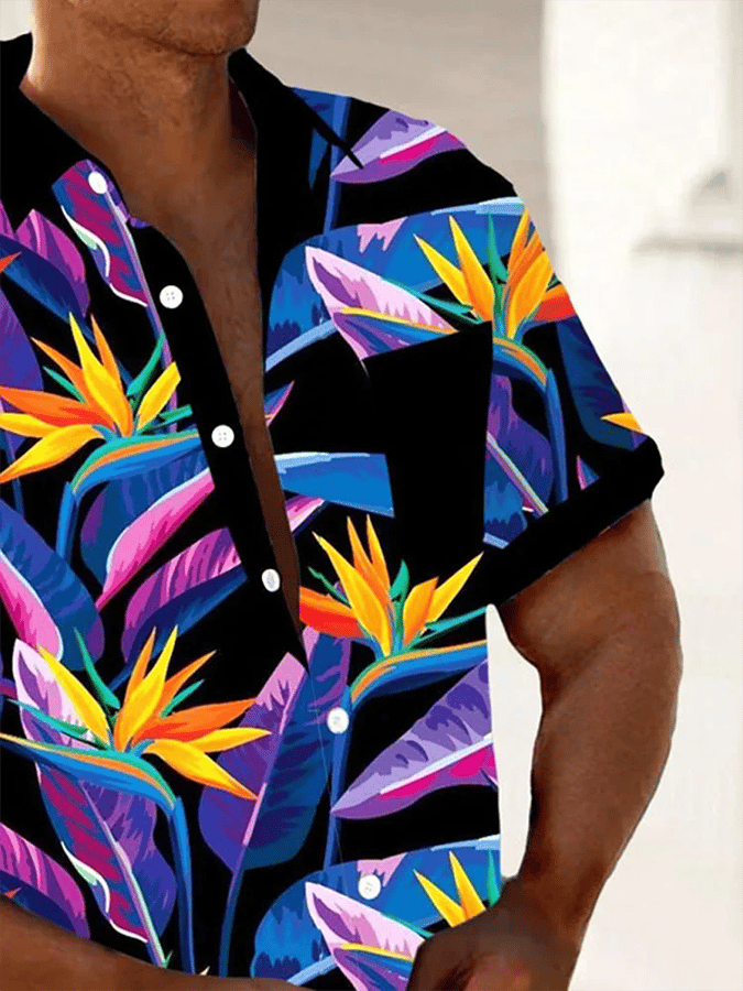Camisa Art Hawaiian Resort casual (Pockets Included) para hombre