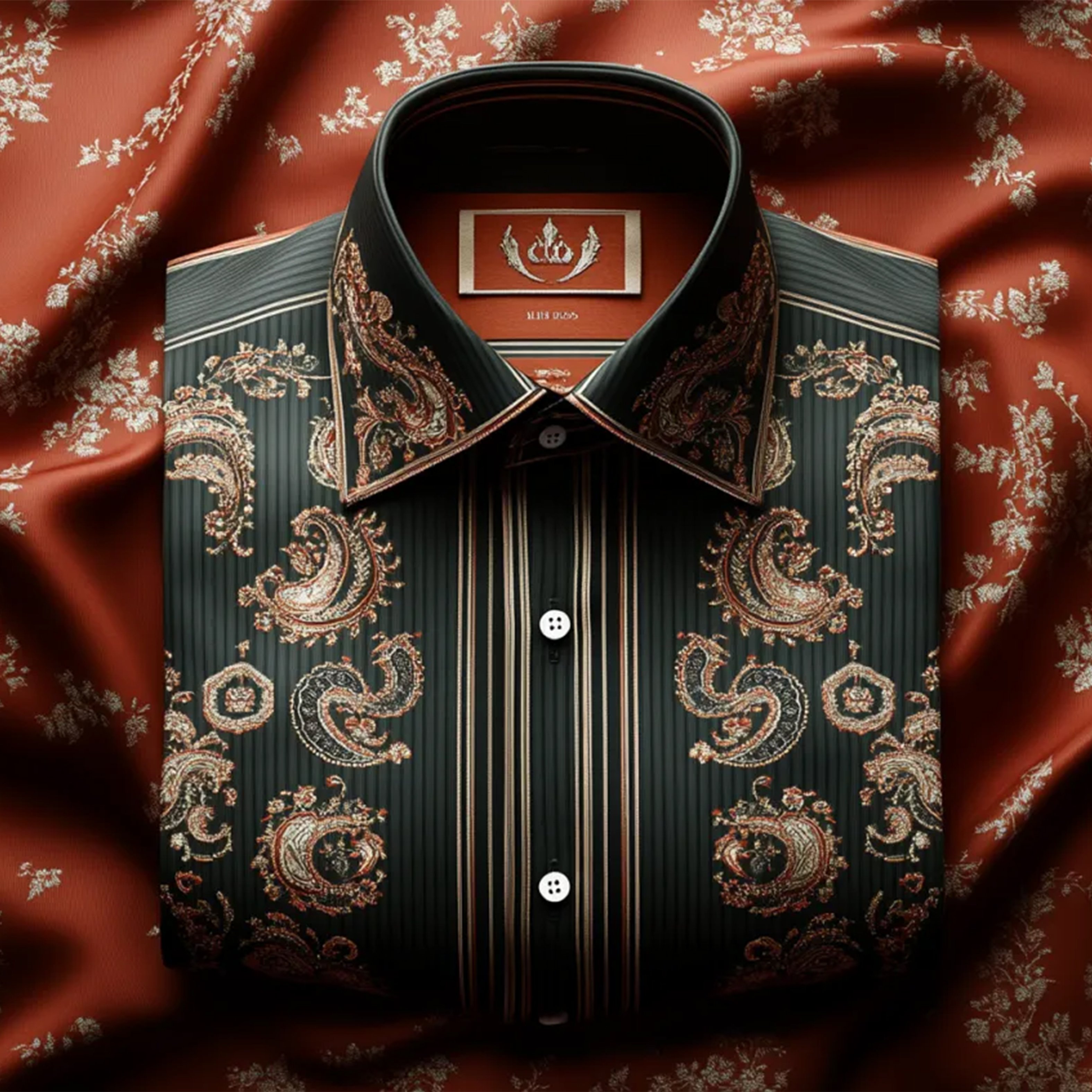 Light de lujo ejecutivo a rayas Princamiseta para hombre