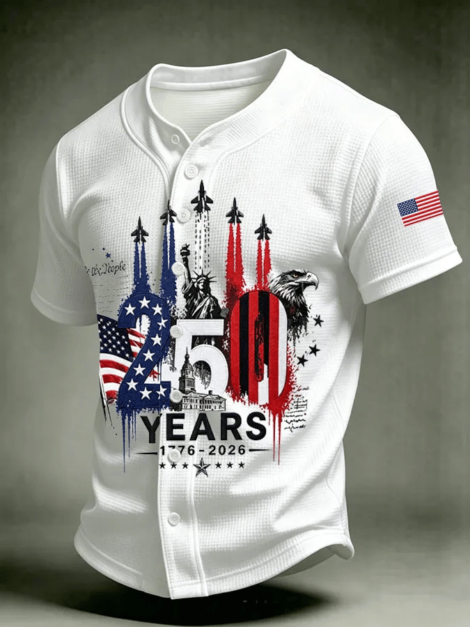 Estampado casual Top para hombre