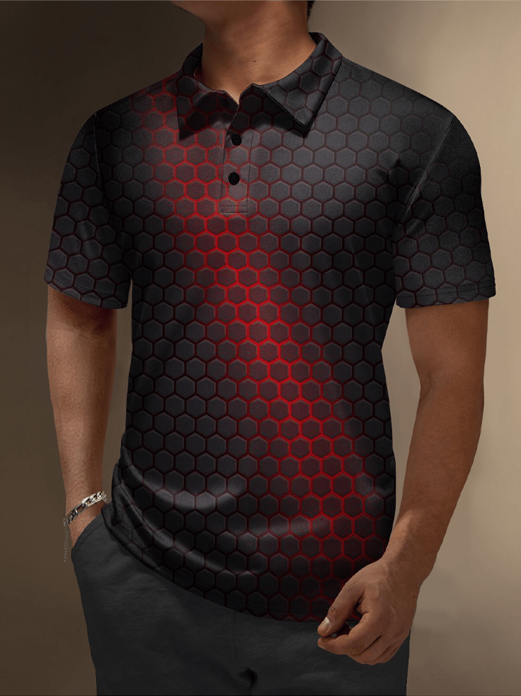 Moisture Wicking Chest bolsillo casual Polo