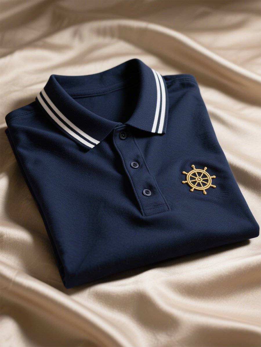 Camisa polo ejecutivo casual Button de manga corta para hombre