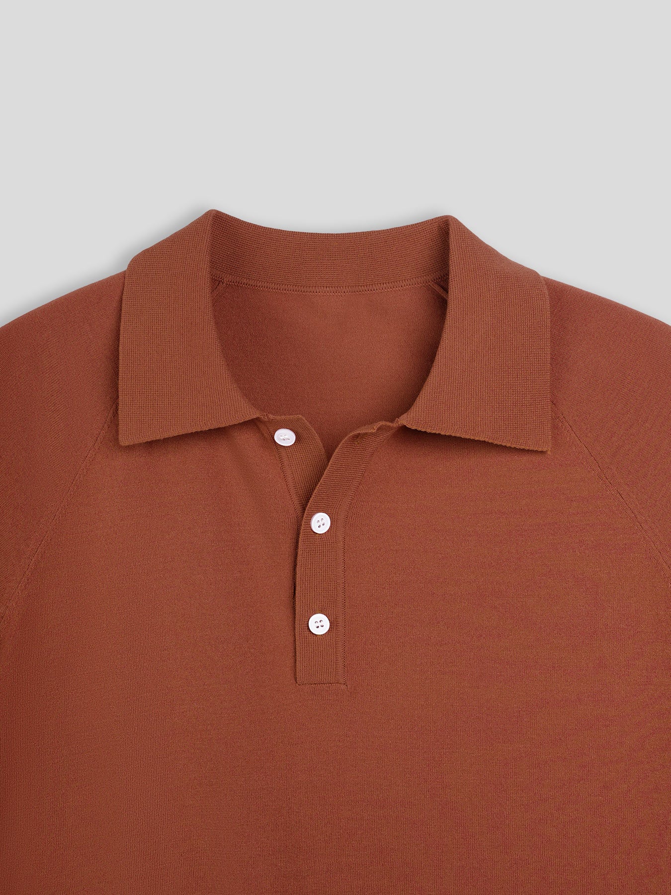 Gentletejido de manga corta tejidoted Polo