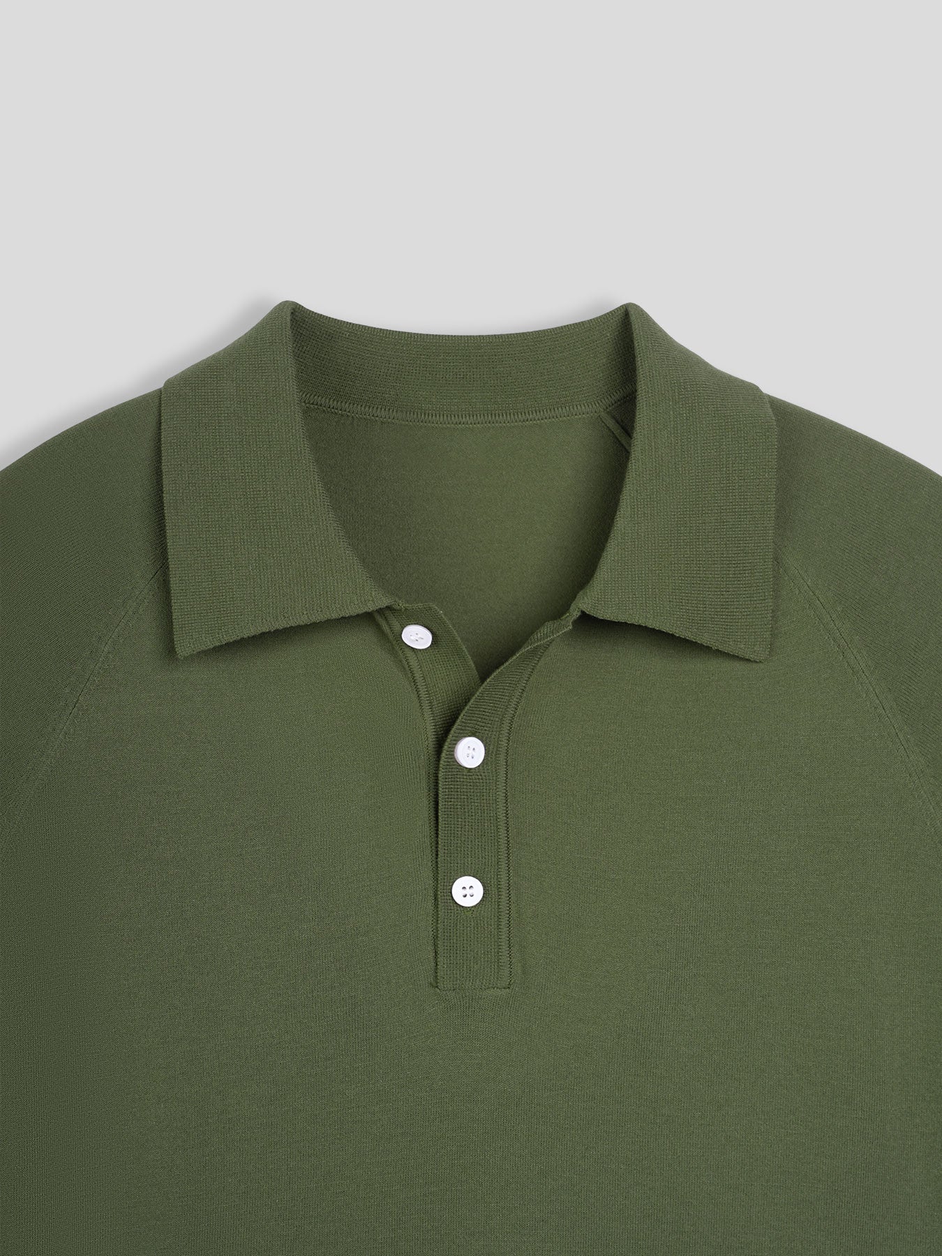 Gentletejido de manga corta tejidoted Polo