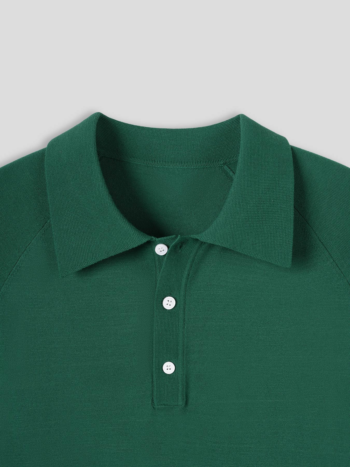 Gentletejido de manga corta tejidoted Polo