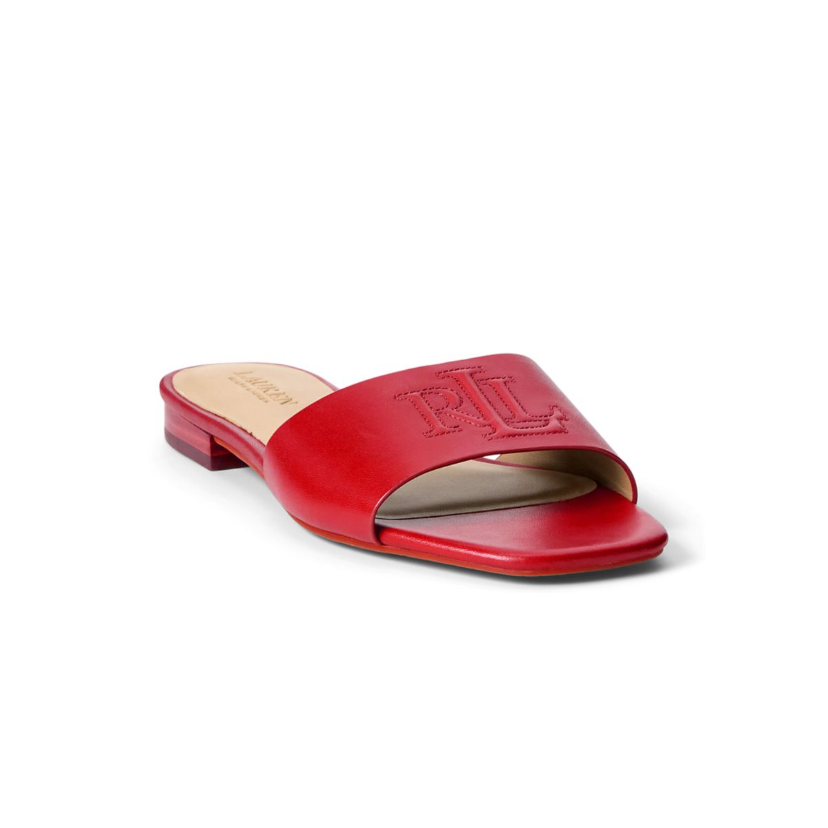 Everley Nappa Leather Slide Sandals - 1