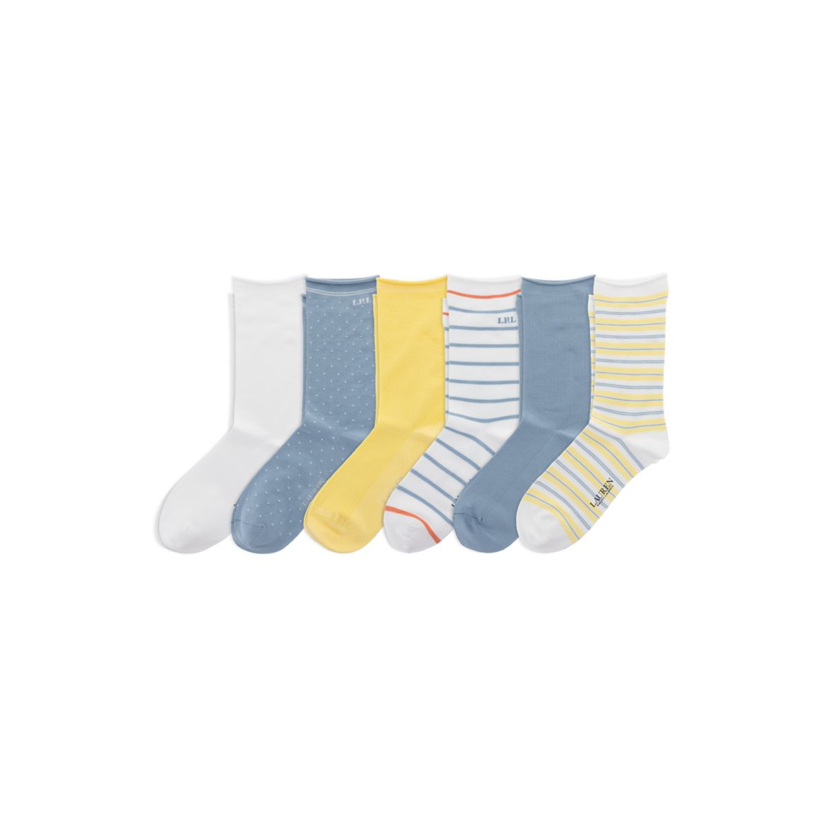 Summer Stripe Socks 6 Pack - 1