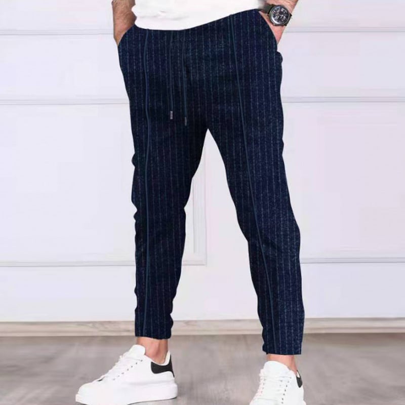 A rayas Tethered casual Jogging Trousers para hombre