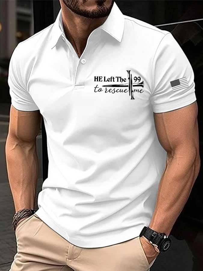 Camisa polo faith estampado para hombre