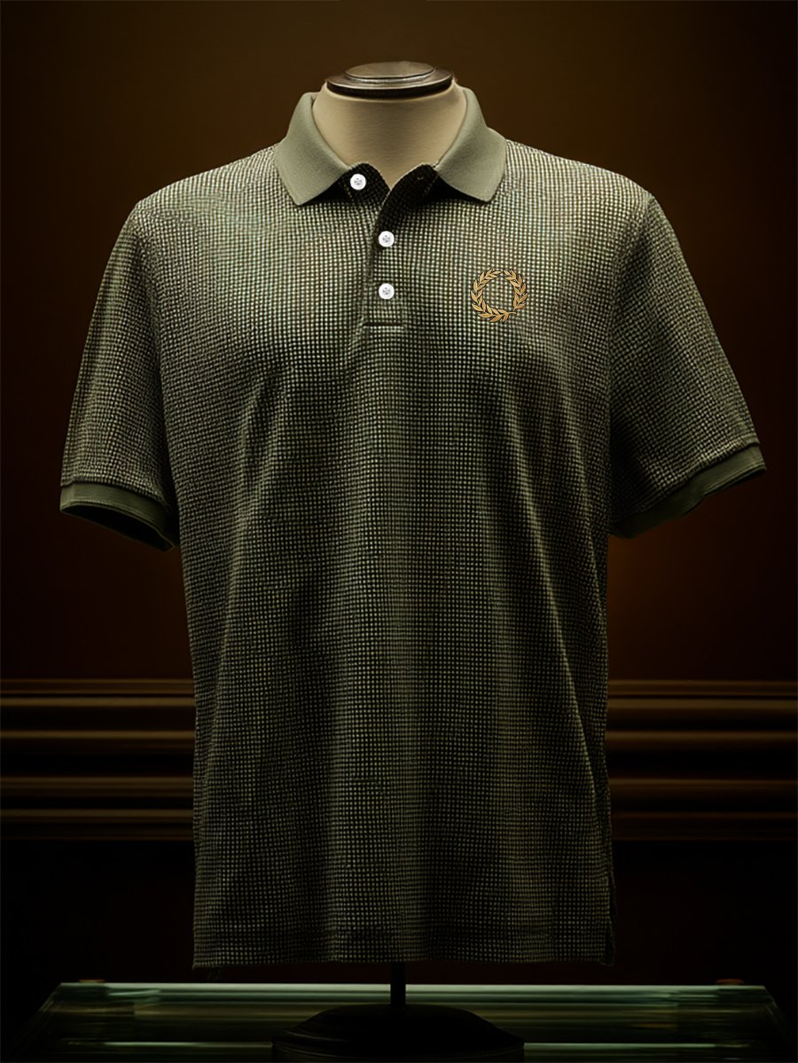 Camisa polo ejecutivo casual Button de manga corta para hombre