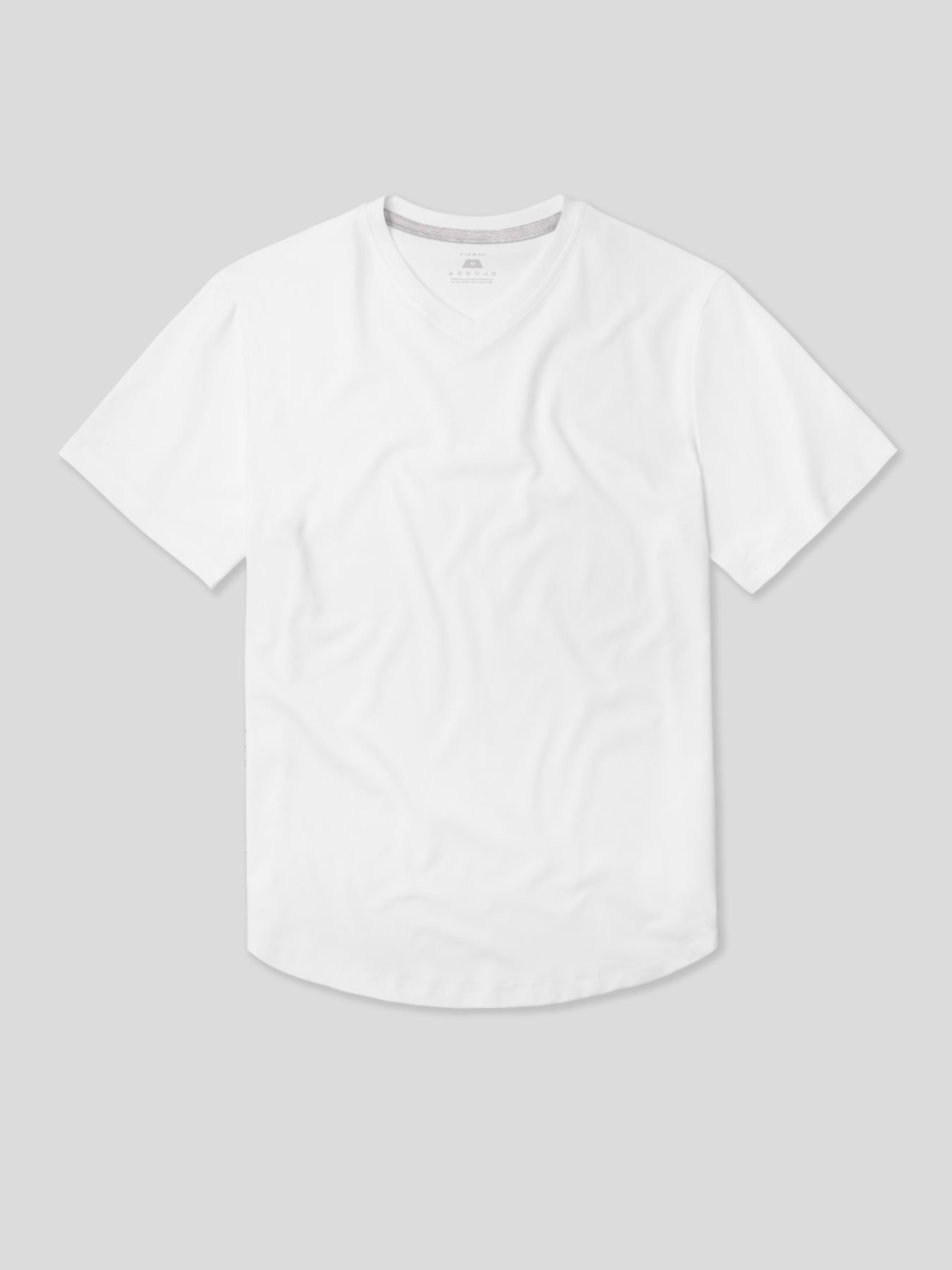 StayCool 2.0 V-neck Curve-Hem Tee: clásico Fit