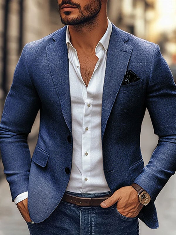 A cuadros casual Suit para hombre