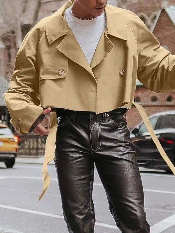 Light de lujo ejecutivo Windbreaker para hombre