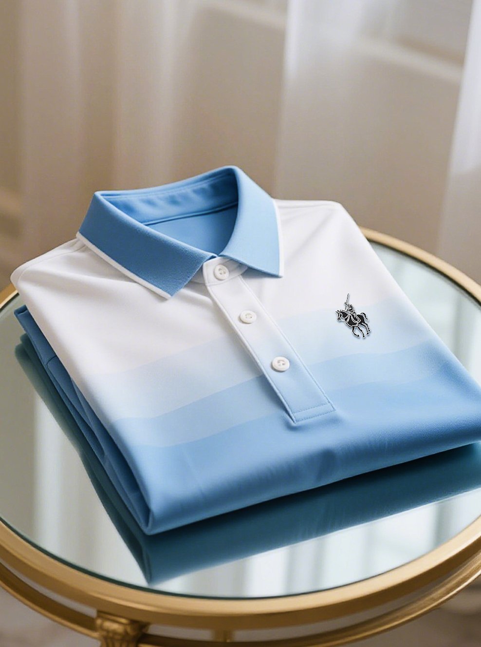 Camisa polo ejecutivo casual Button de manga corta para hombre