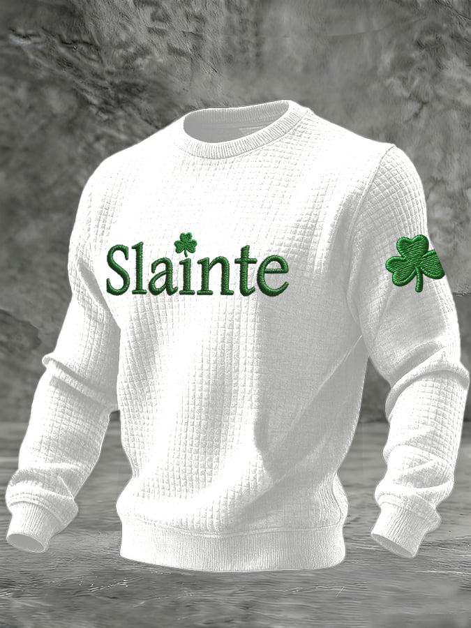 Camiseta retro St. Patrick's Day estampado para hombre
