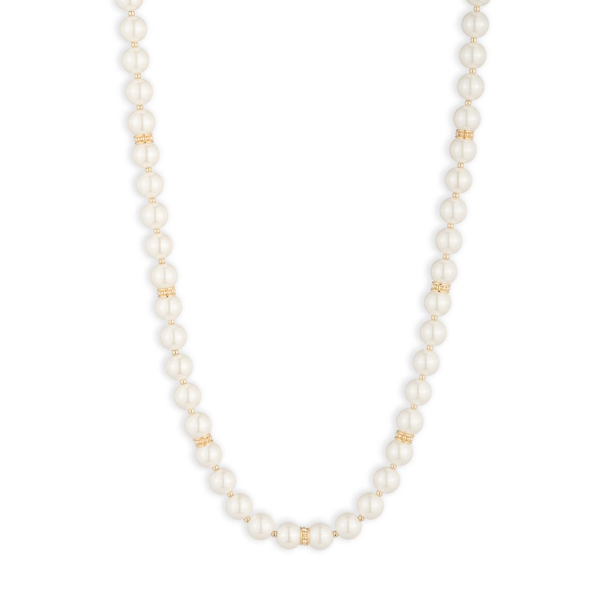 Pearl Toggle Collar Necklace - 1