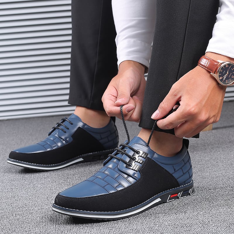 para hombre Patchwork de modaable casual Leather zapatos