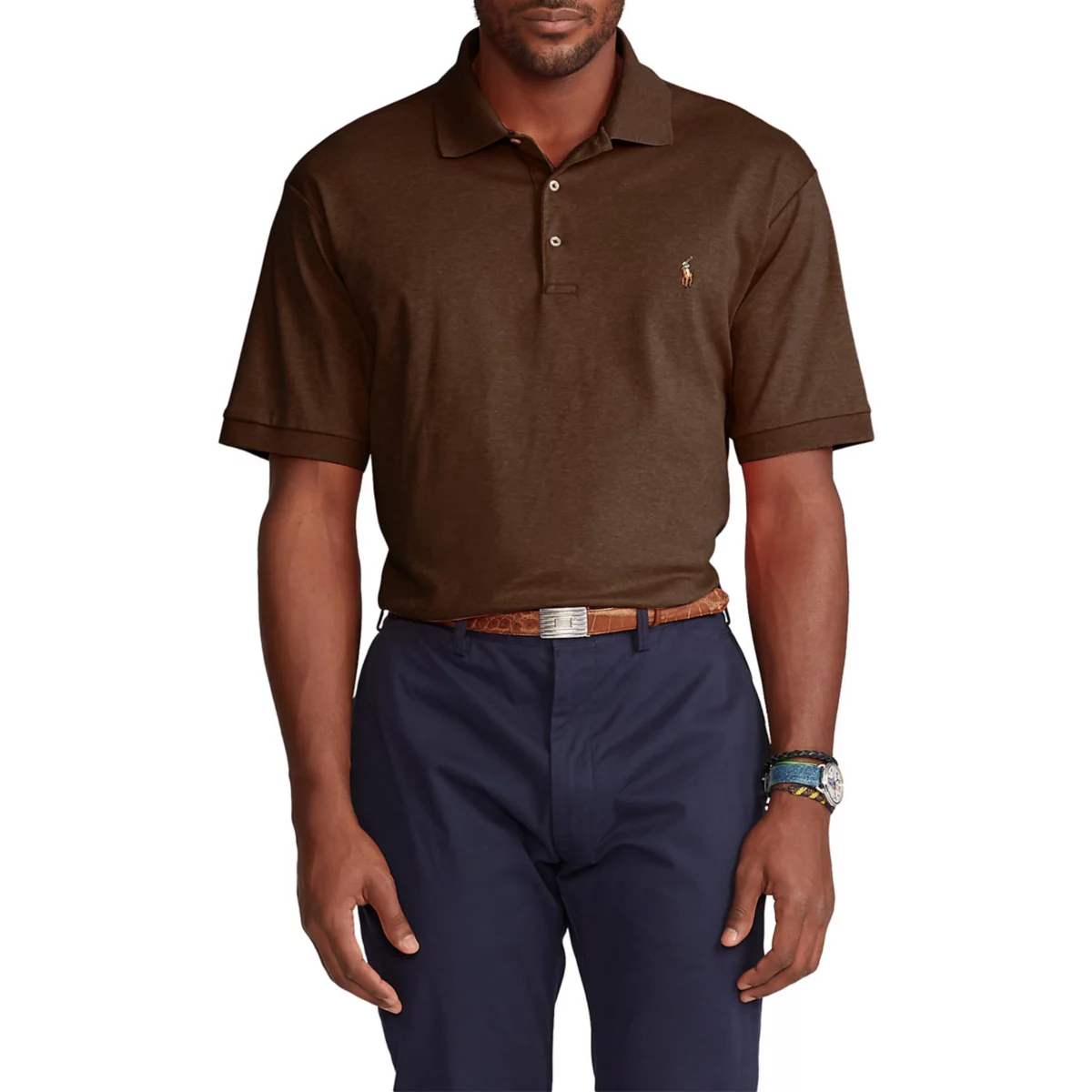 Big & Tall Soft Cotton Polo Shirt - 8