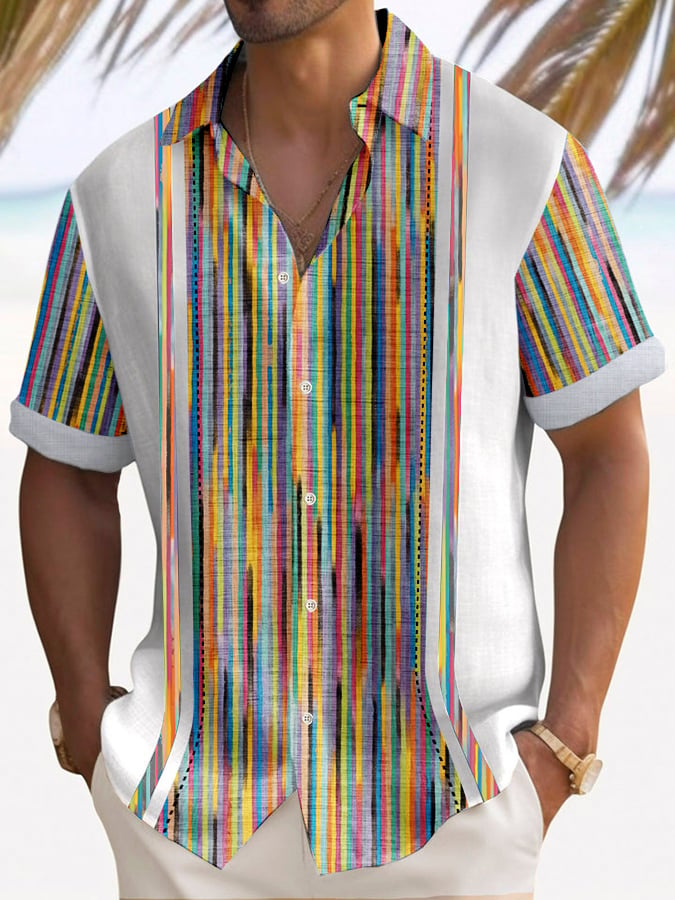 Estampado casual Resorcamiseta para hombre
