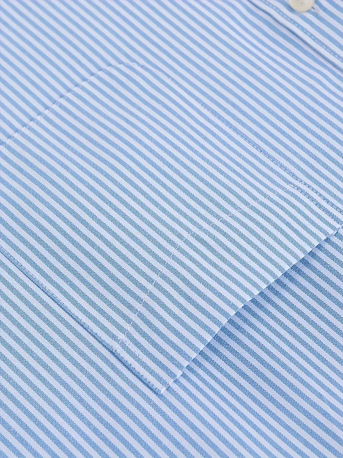 Camisa a rayas ejecutivo casual para hombre