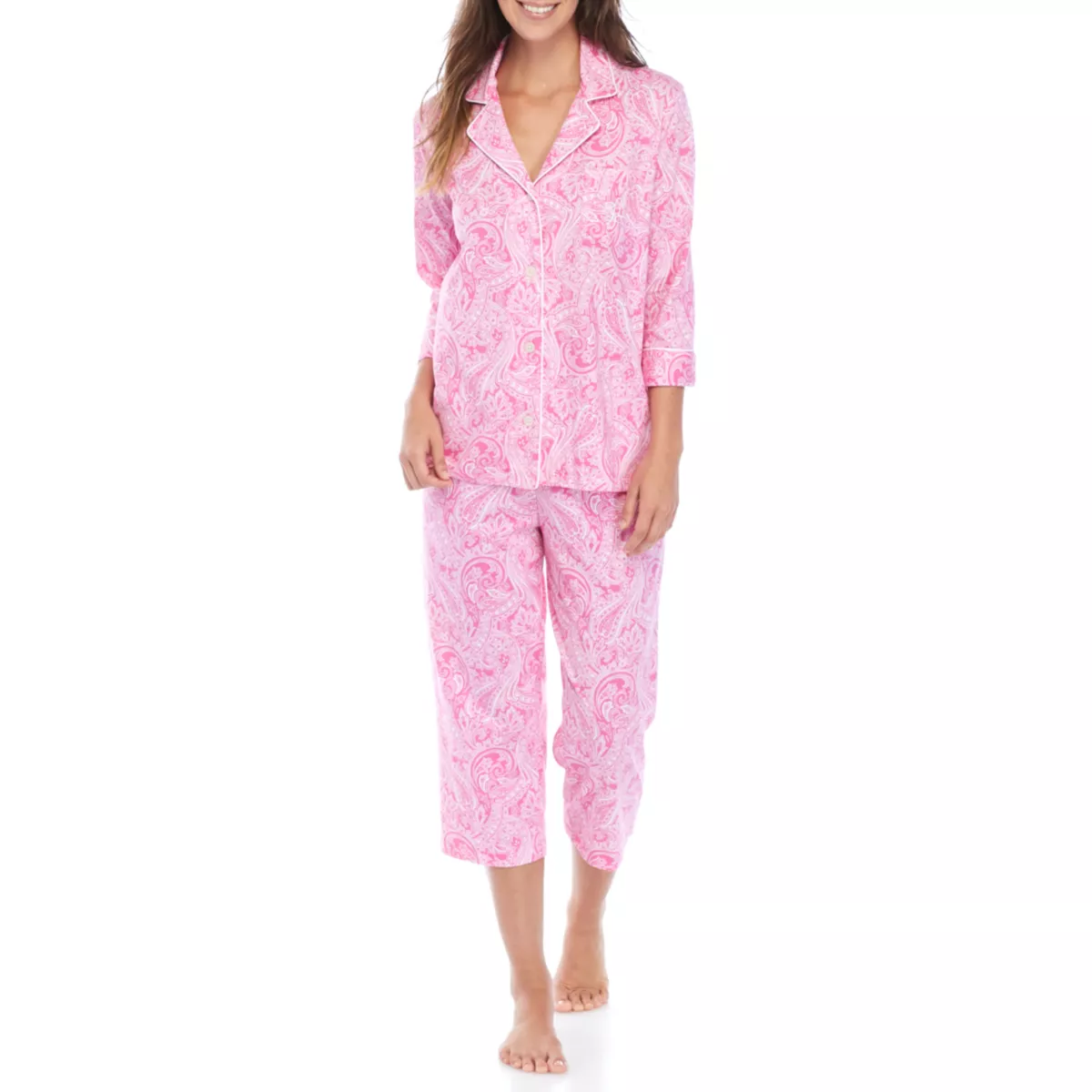 Knit Capri Pajama Set - 1