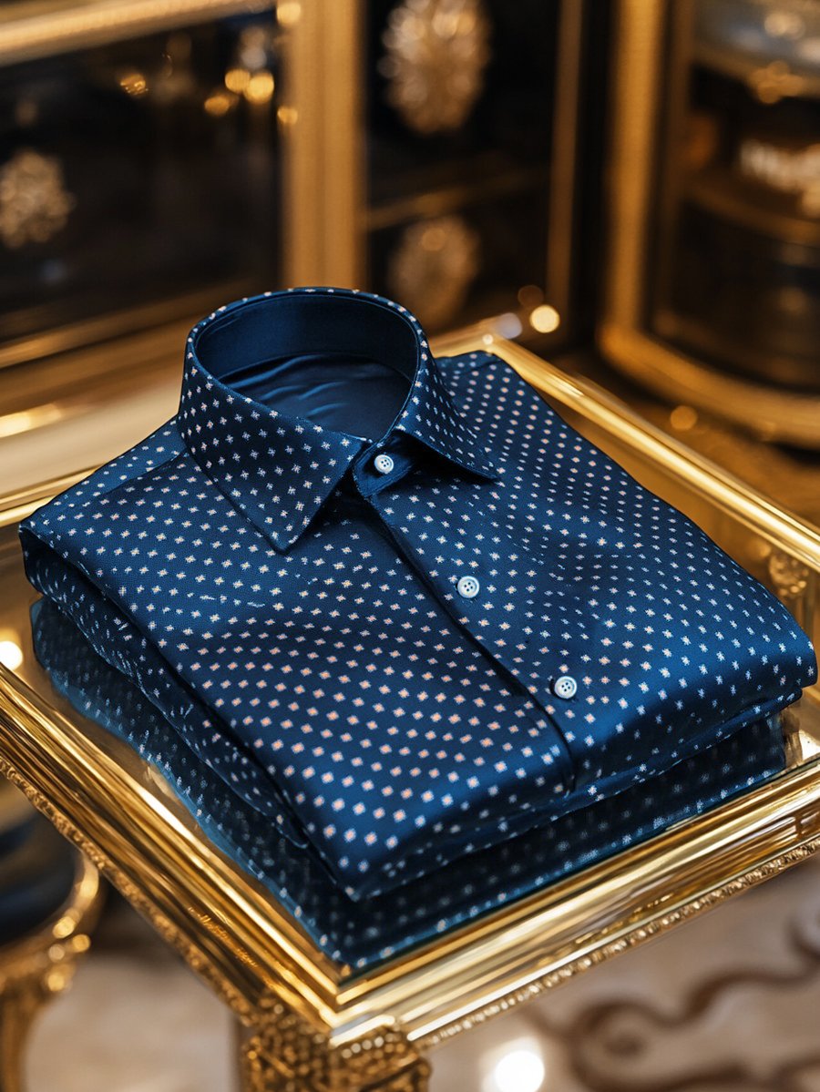 para hombre de lujo ejecutivo de manga larga camisa