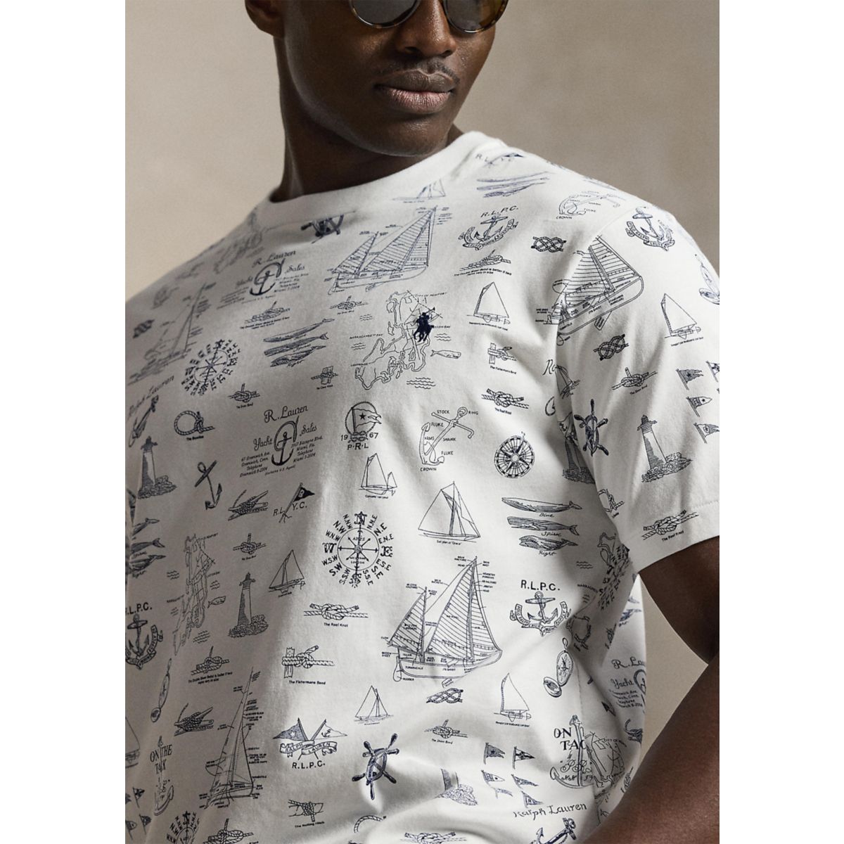 Big & Tall Nautical-Print Jersey T-Shirt - 3