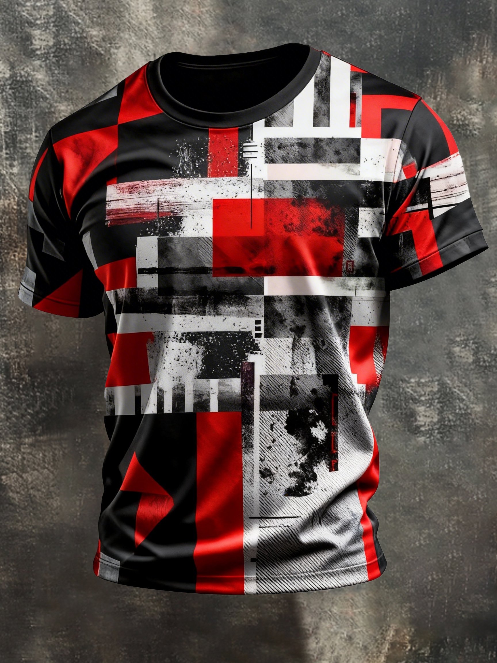 Camiseta vintage Patriot Camo de manga corta para hombre