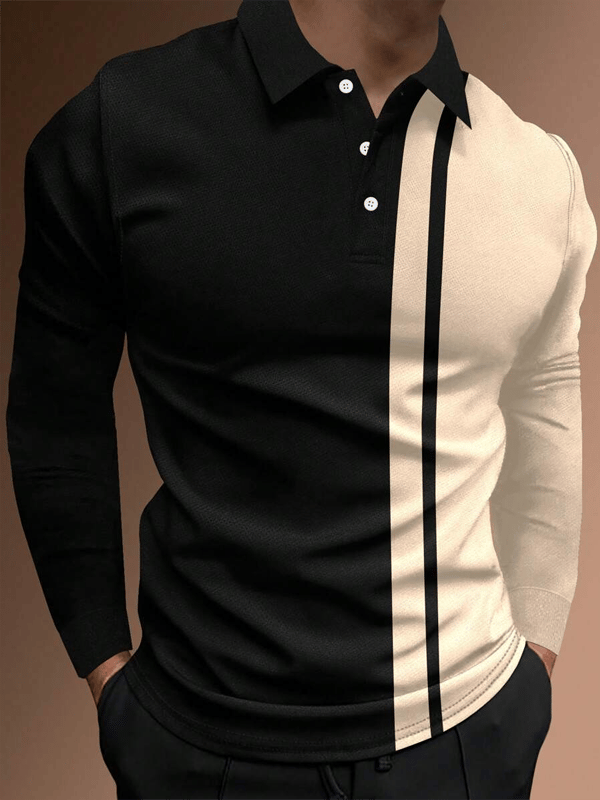Camisa casual ejecutivo de moda polos para hombre