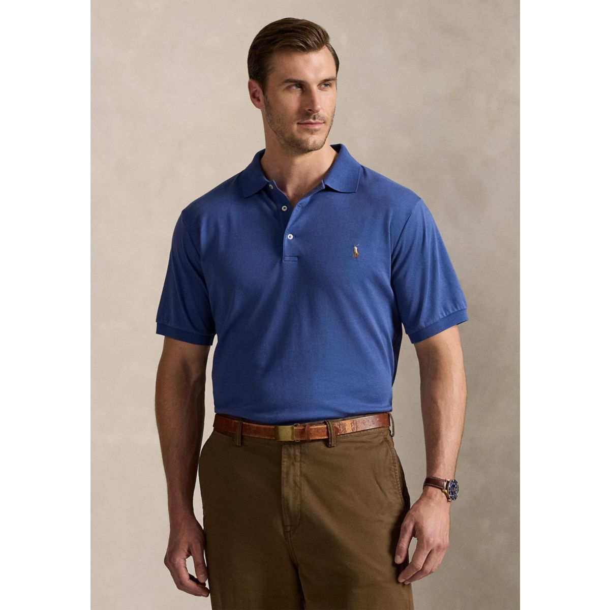 Big & Tall Soft Cotton Polo Shirt - 8