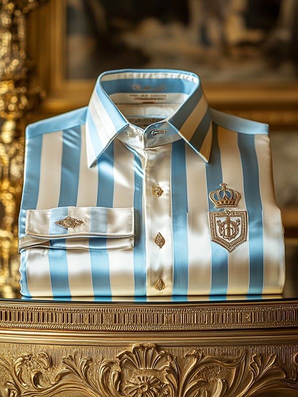 Camisa de lujo Gorgeous de manga larga para hombre