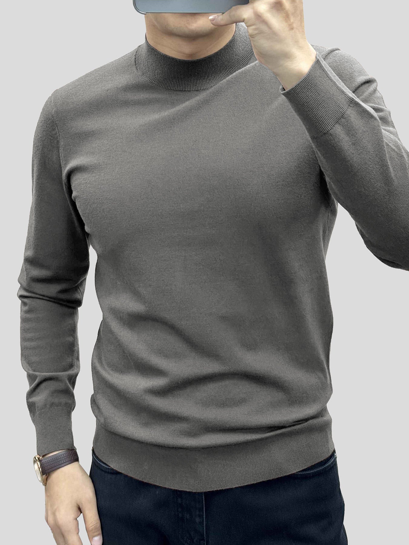 Gentletejido Mock Neck Sweater