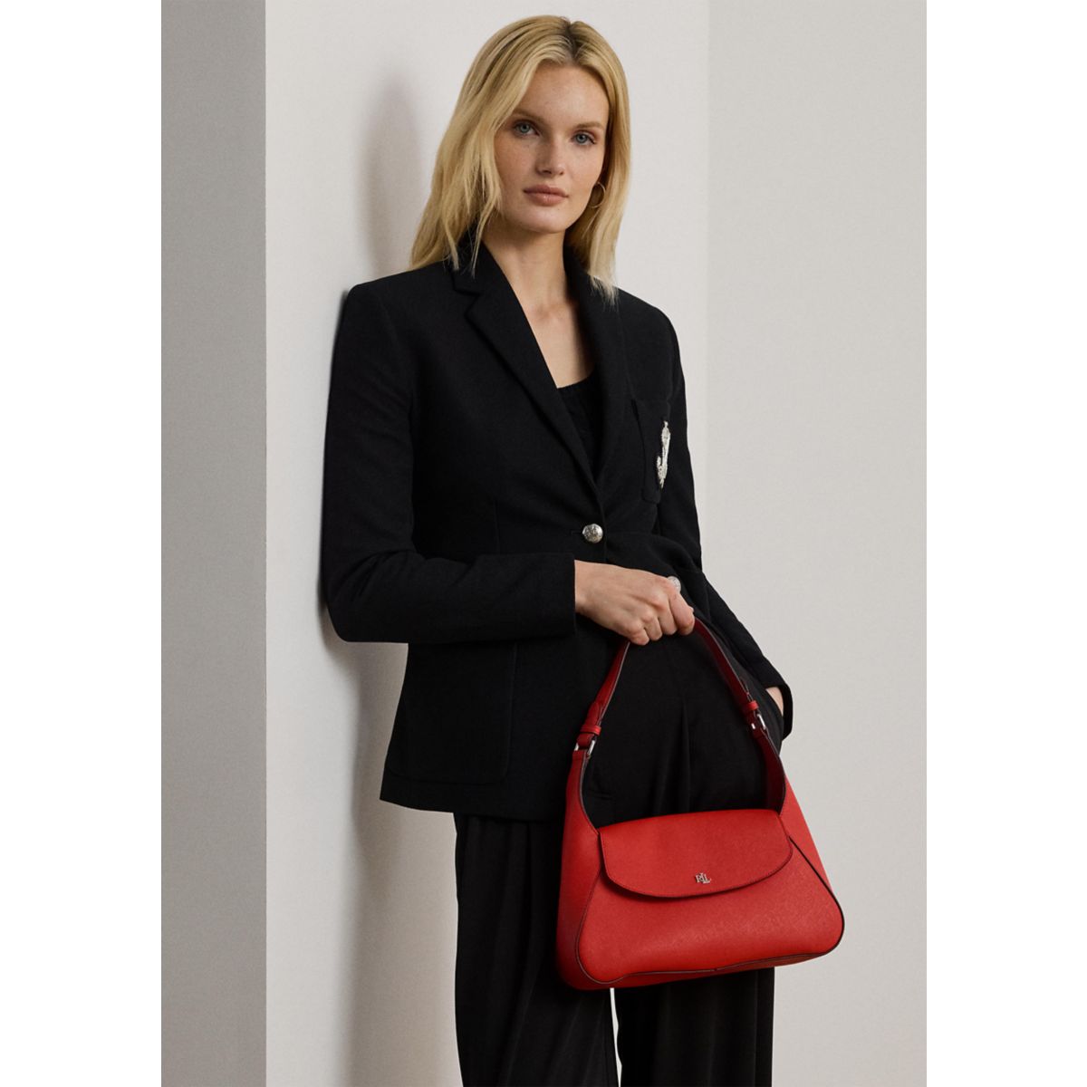 Crosshatch Medium Schylar Shoulder Bag - 1