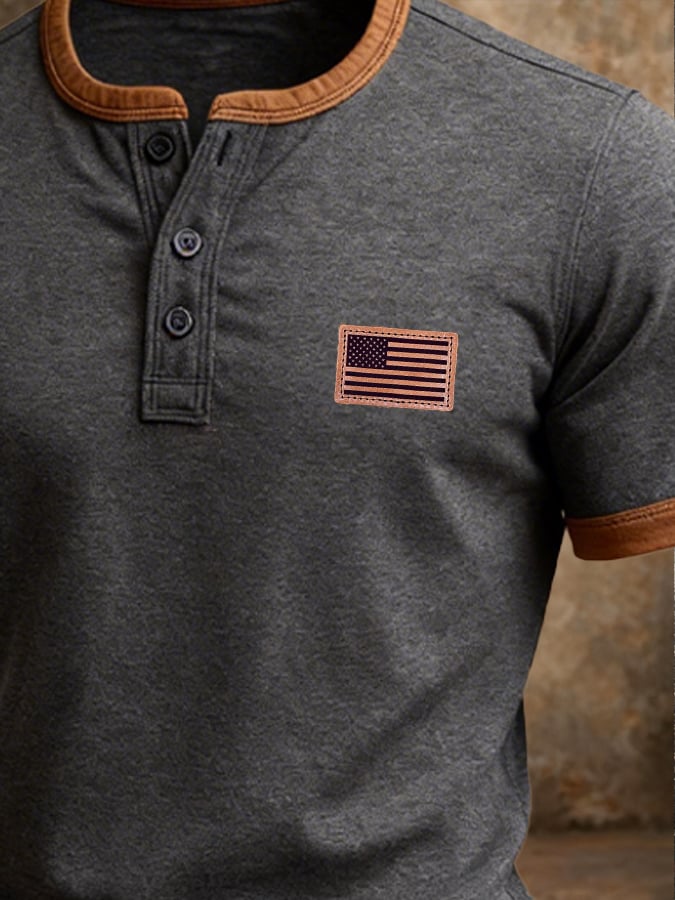Camiseta retro Patriot Patchpara trabajo para hombre