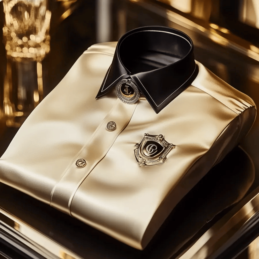 Light de lujo ejecutivo a rayas Princamiseta para hombre