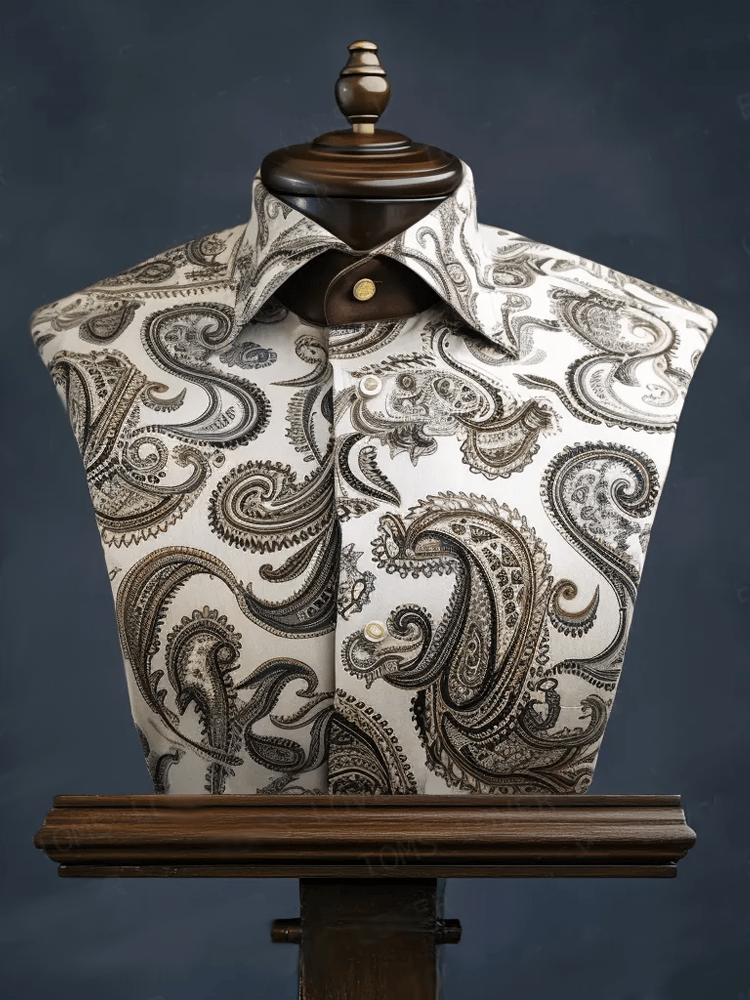 Camisa ejecutivo casual de manga larga para hombre