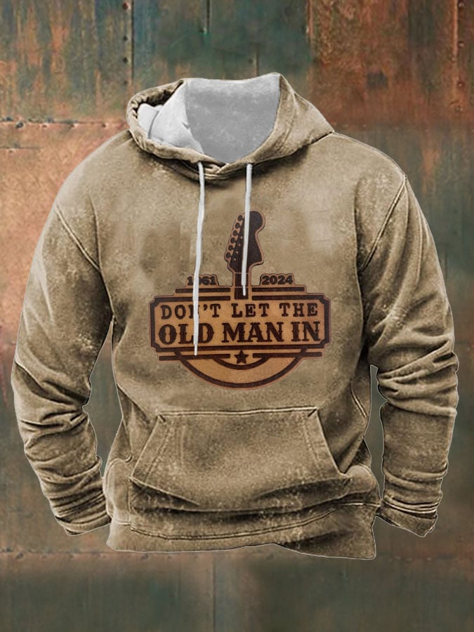 Sudadera Don't Let The Old Man In estampado Hooded para hombre