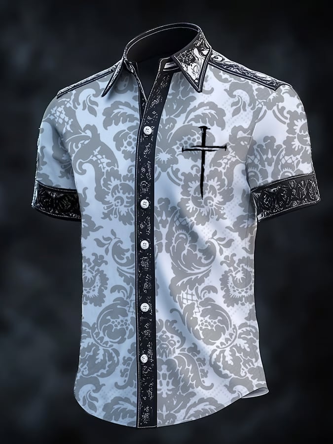 Camisa vintage Faith Dark para hombre
