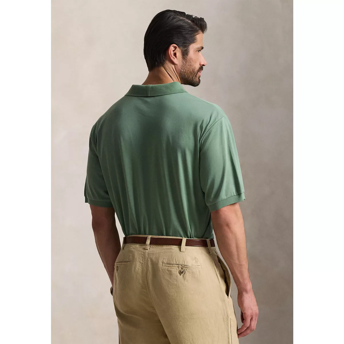 Men's Tall Soft Cotton Polo Shirt - 2