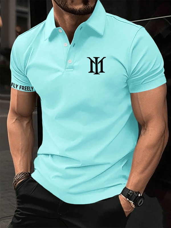 Camisa casual ejecutivo de moda polos para hombre
