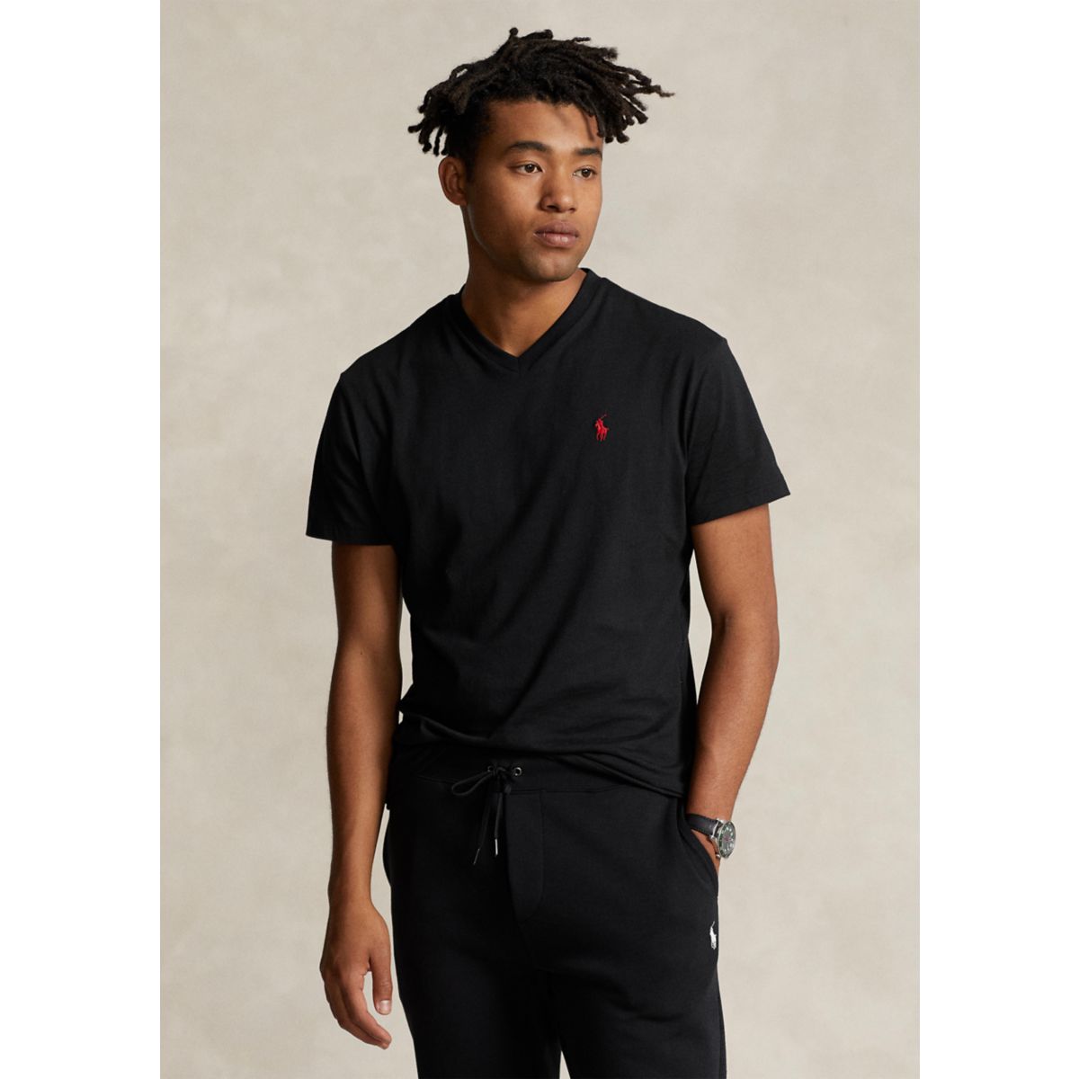 Classic Fit V-Neck T-Shirt - 5