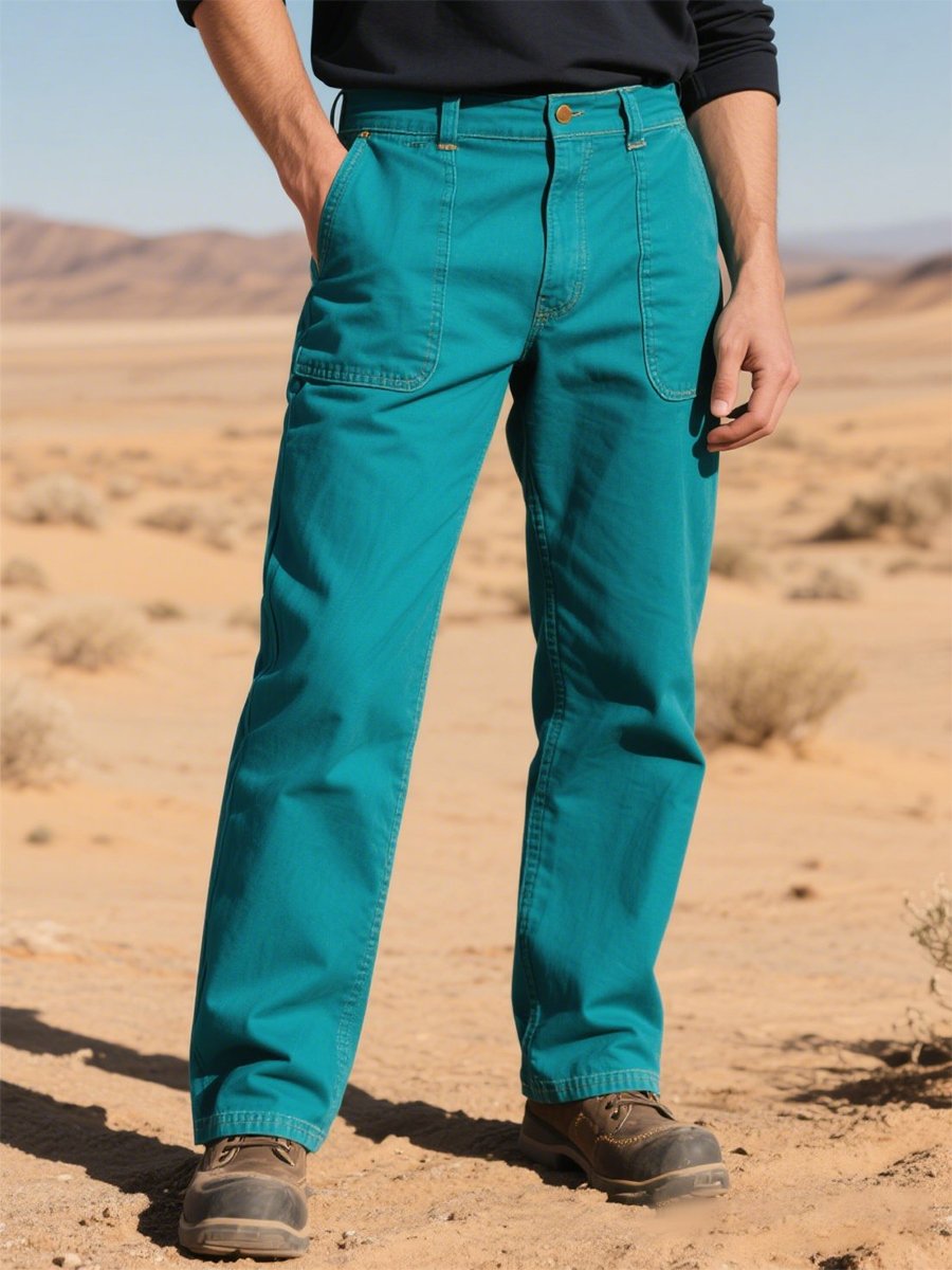Vintage Multi-bolsillo Overalls para hombre