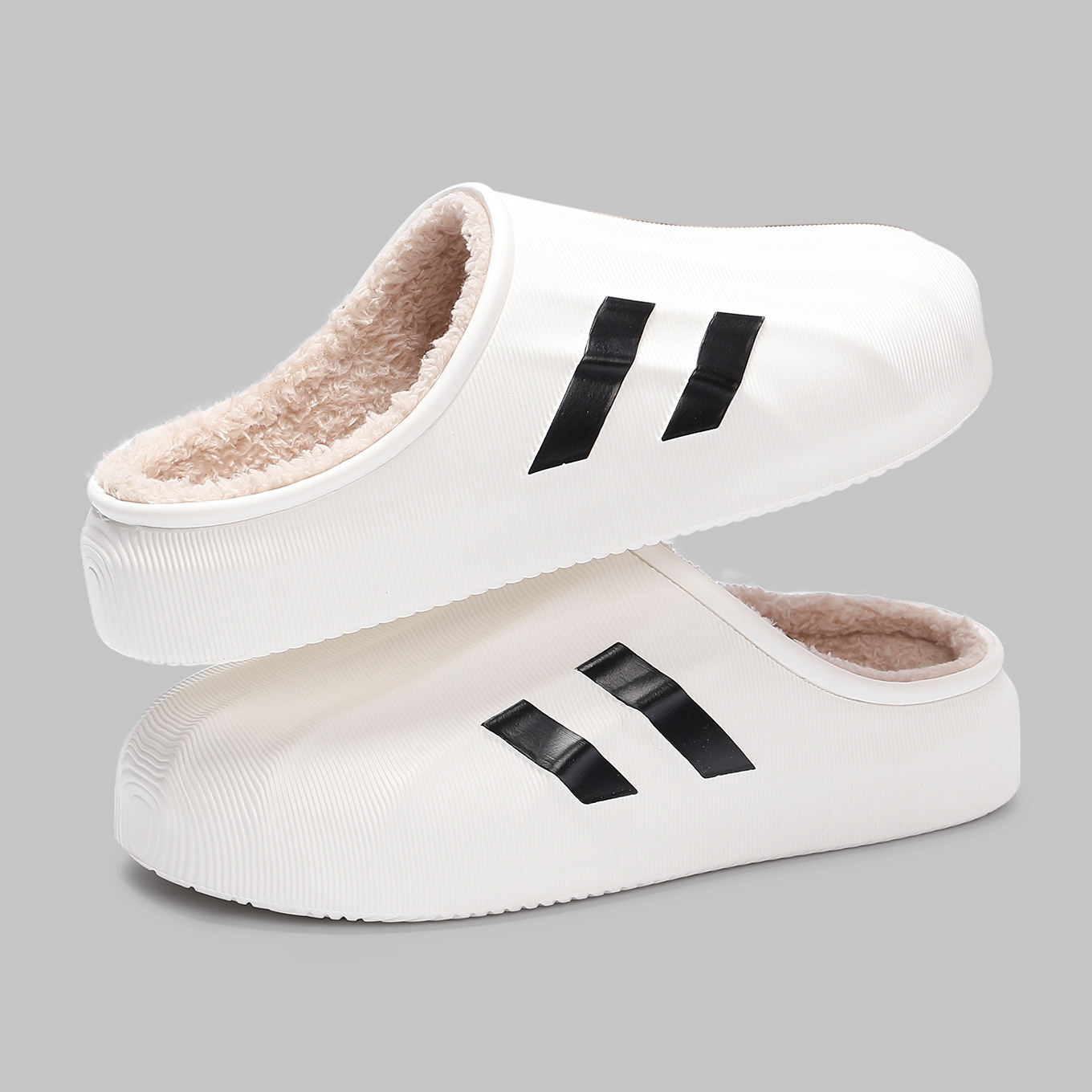 Zapatos Thick-soled, non-slip EVA indoor and para exterior warm de algodón