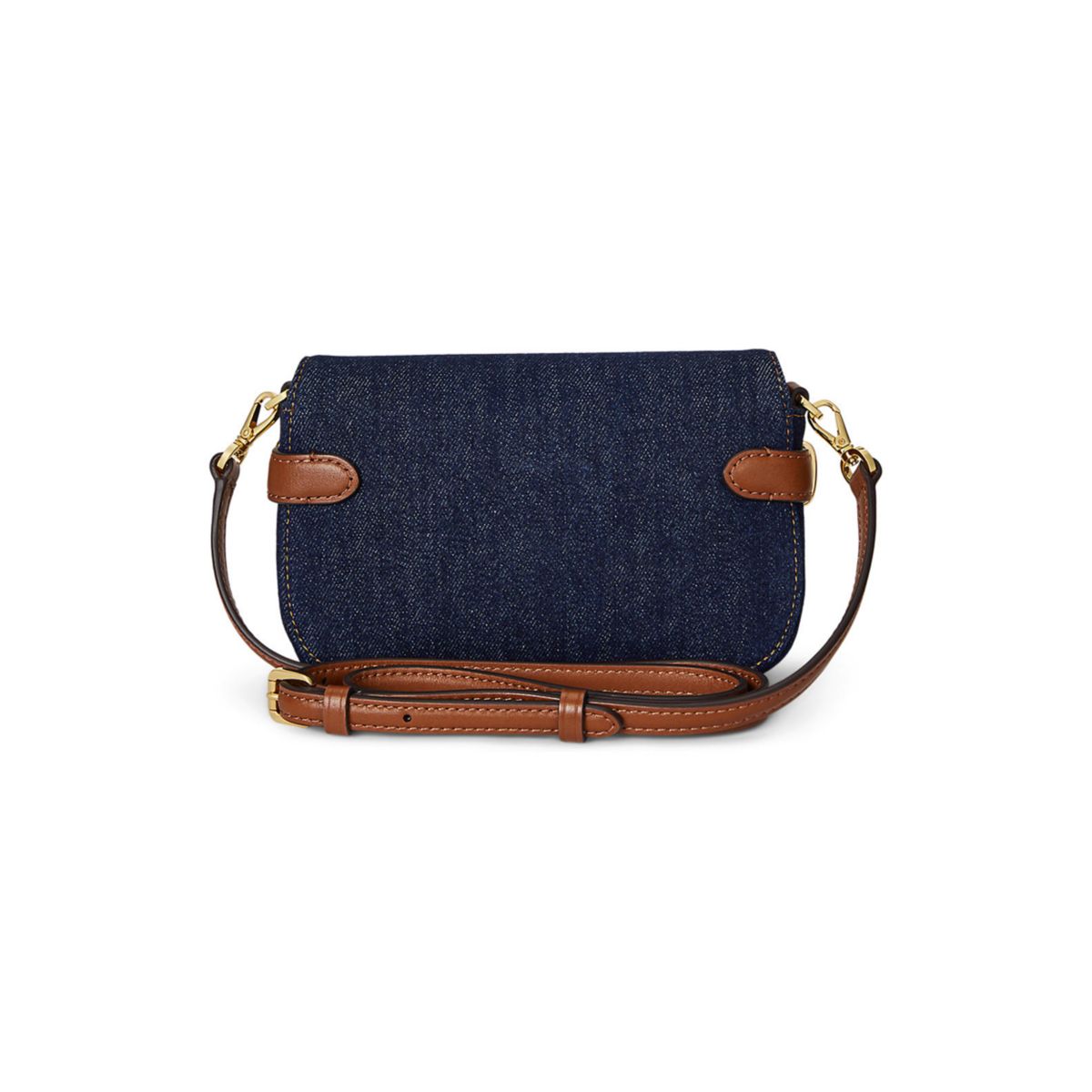 Washed Denim Small Blaike Crossbody Bag - 3