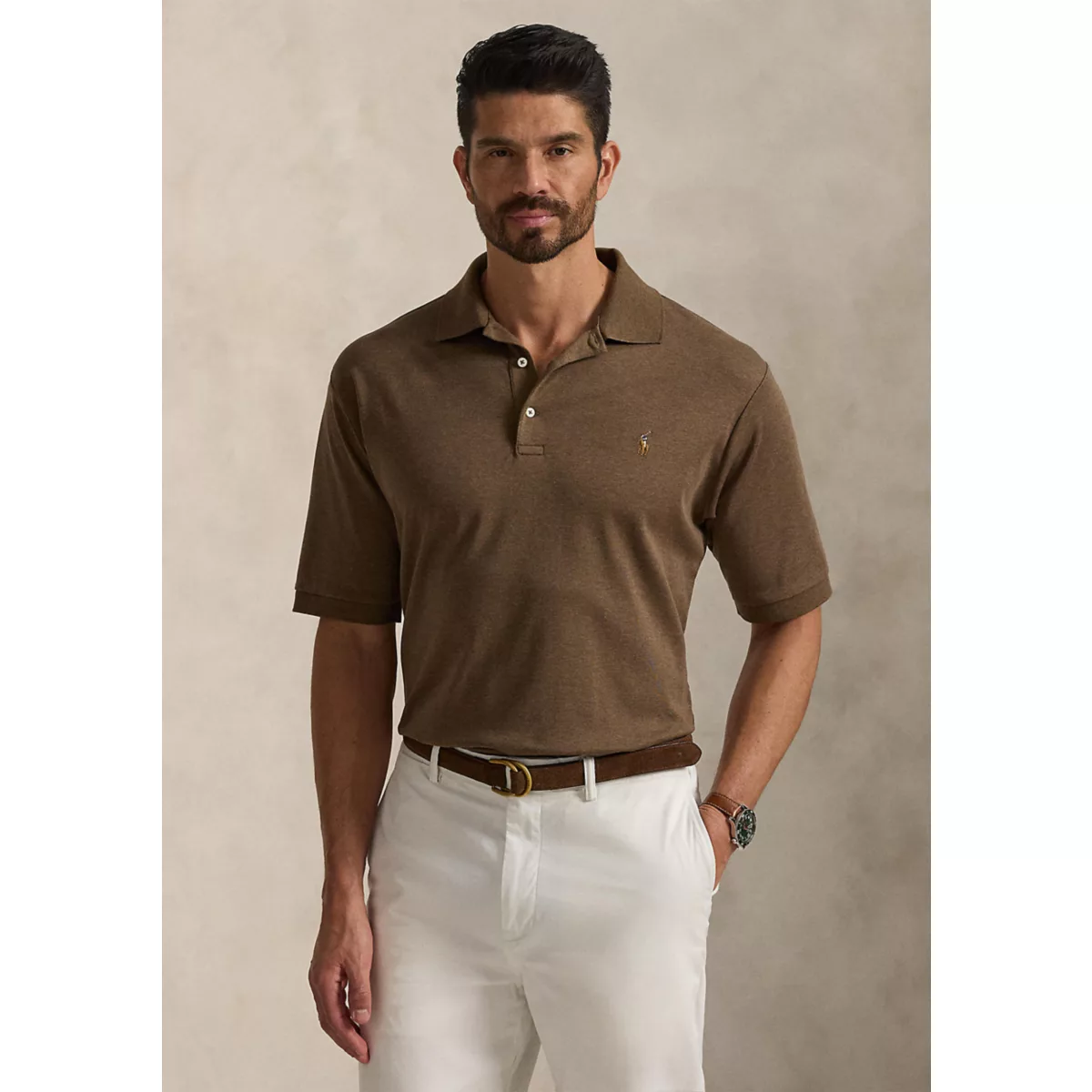 Big & Tall Soft Cotton Polo Shirt - 1